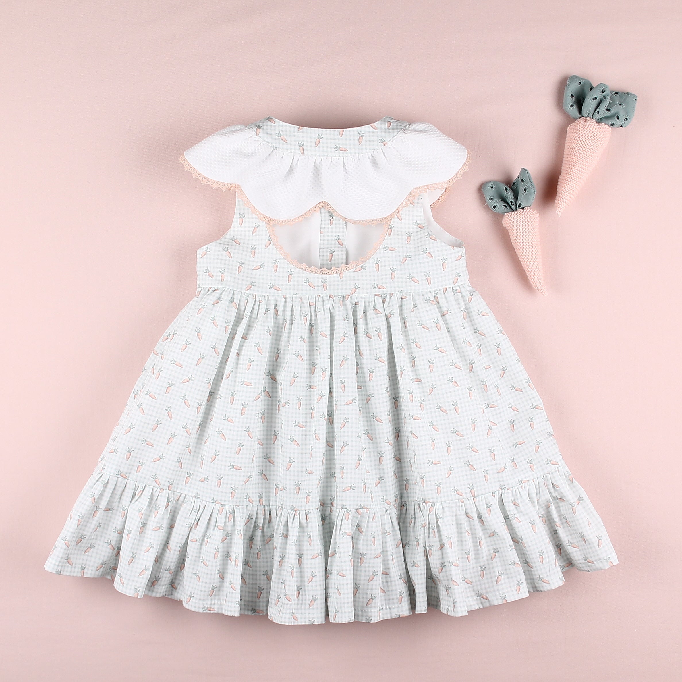 Vestido estampado para menina da Foque "El Campo"