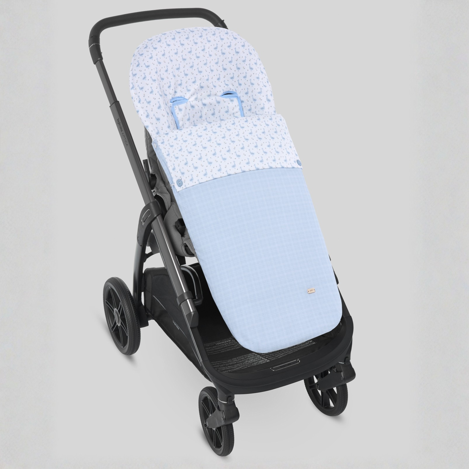 Forra universal azul para carrinho da Paz Rodriguez "Ganso"