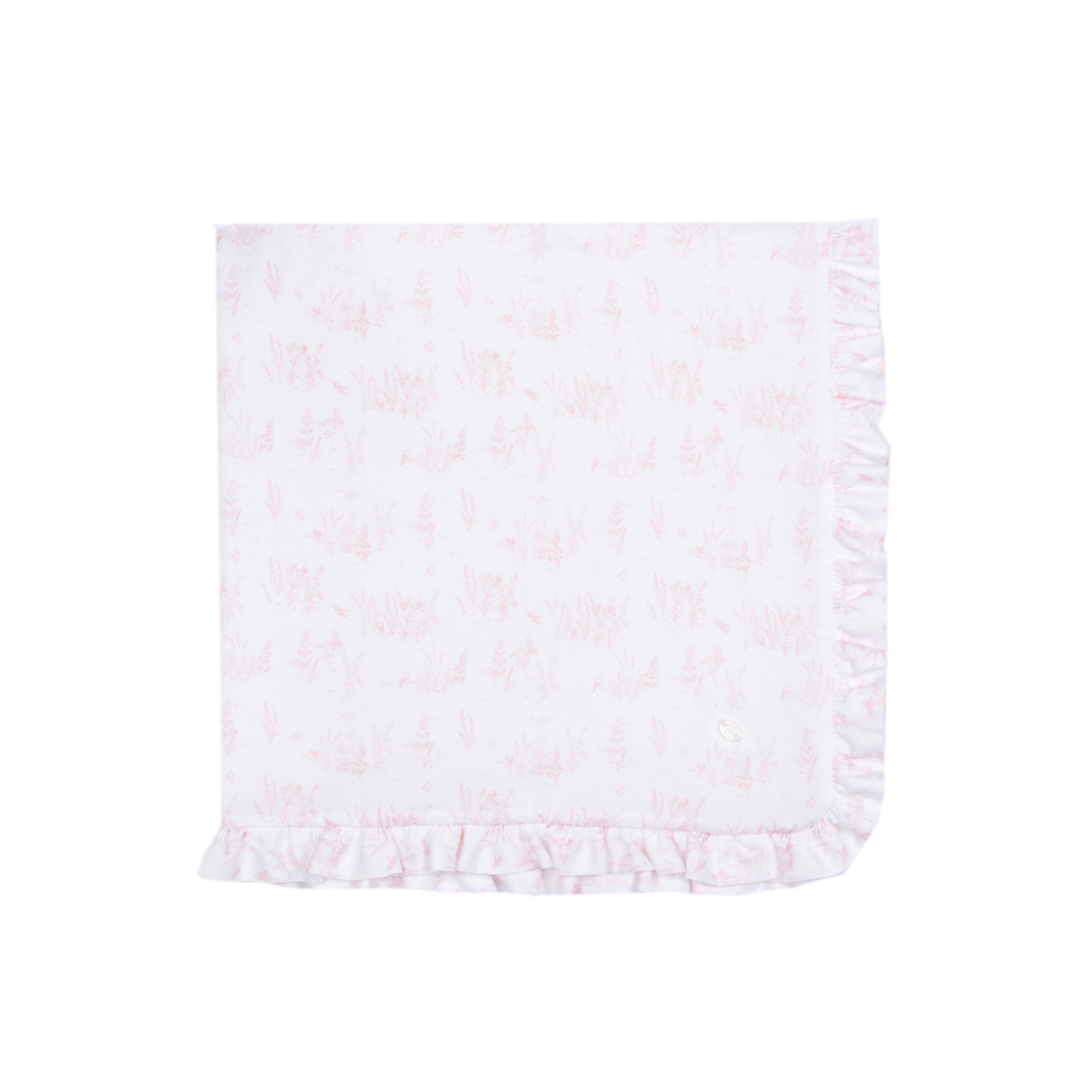 Manta em malha para menina cor rosa da Patachou "Pink"