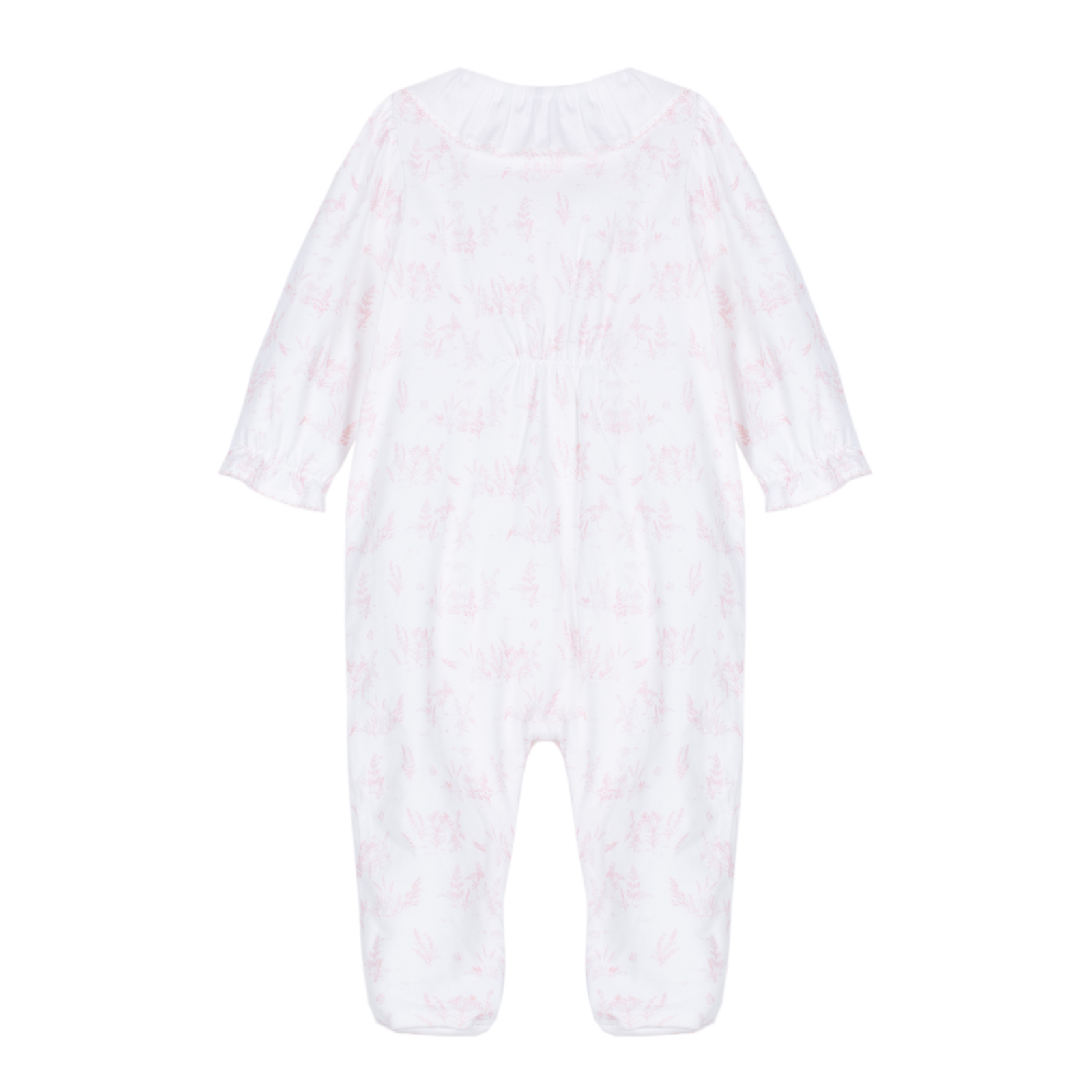 Babygrow em malha para menina cor rosa da Patachou "Pink"