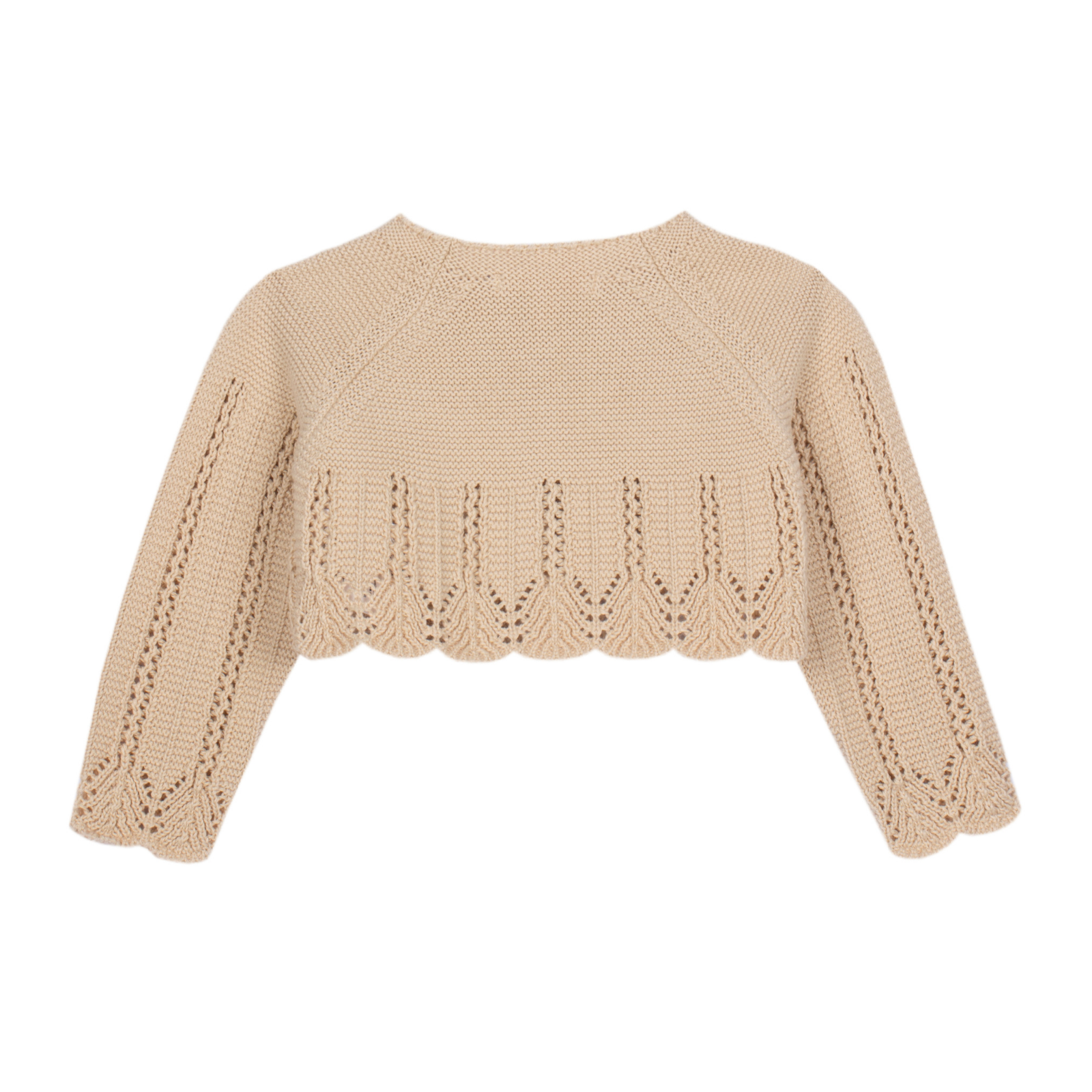 Bolero em malha bege da Patachou "Soccasion"