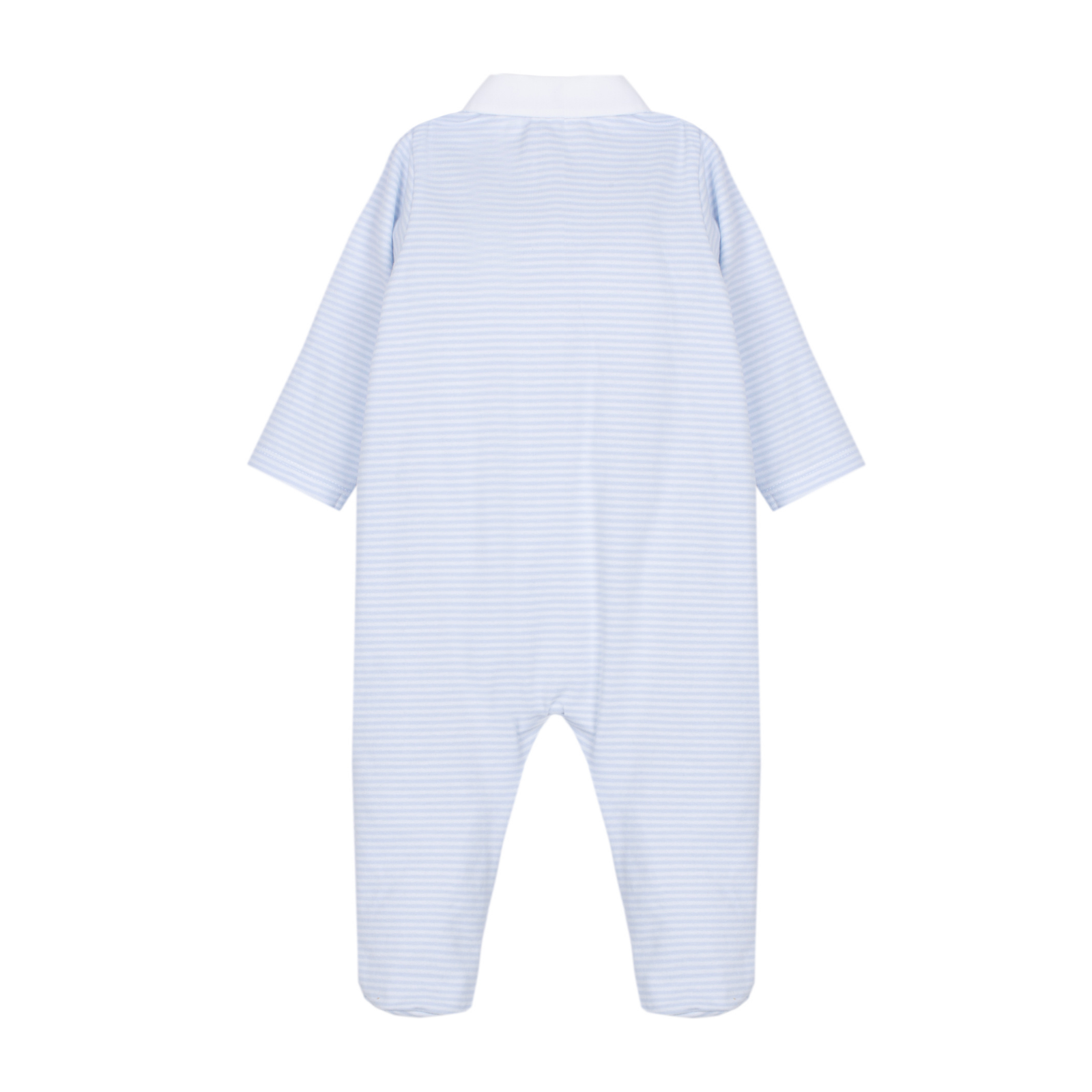Babygrow em malha para menina cor azul da Patachou "Soft Blue"