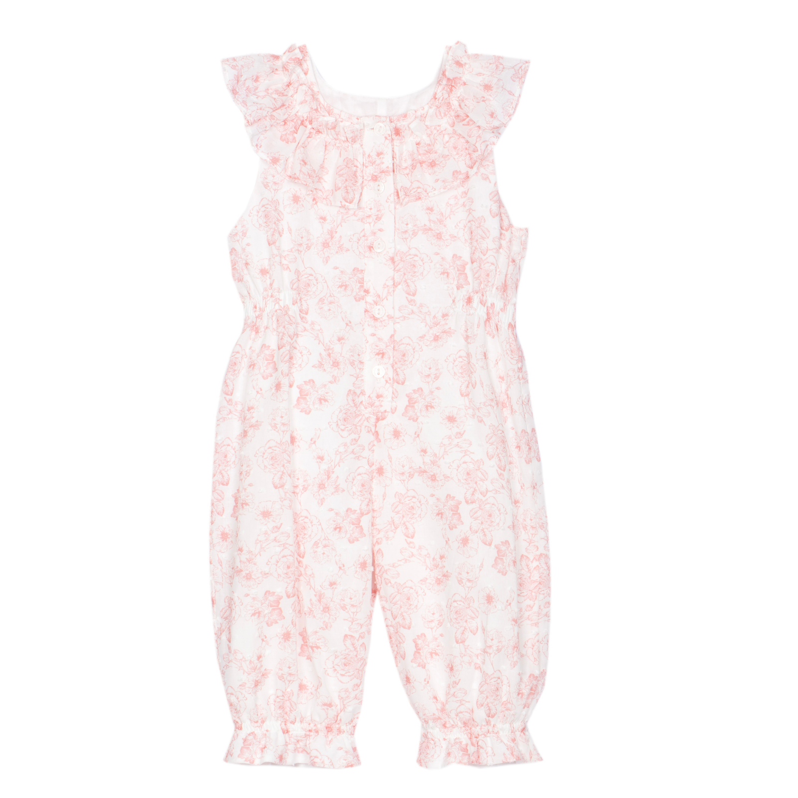 Macacão de menina tom rosa da Patachou "Pale Pink"