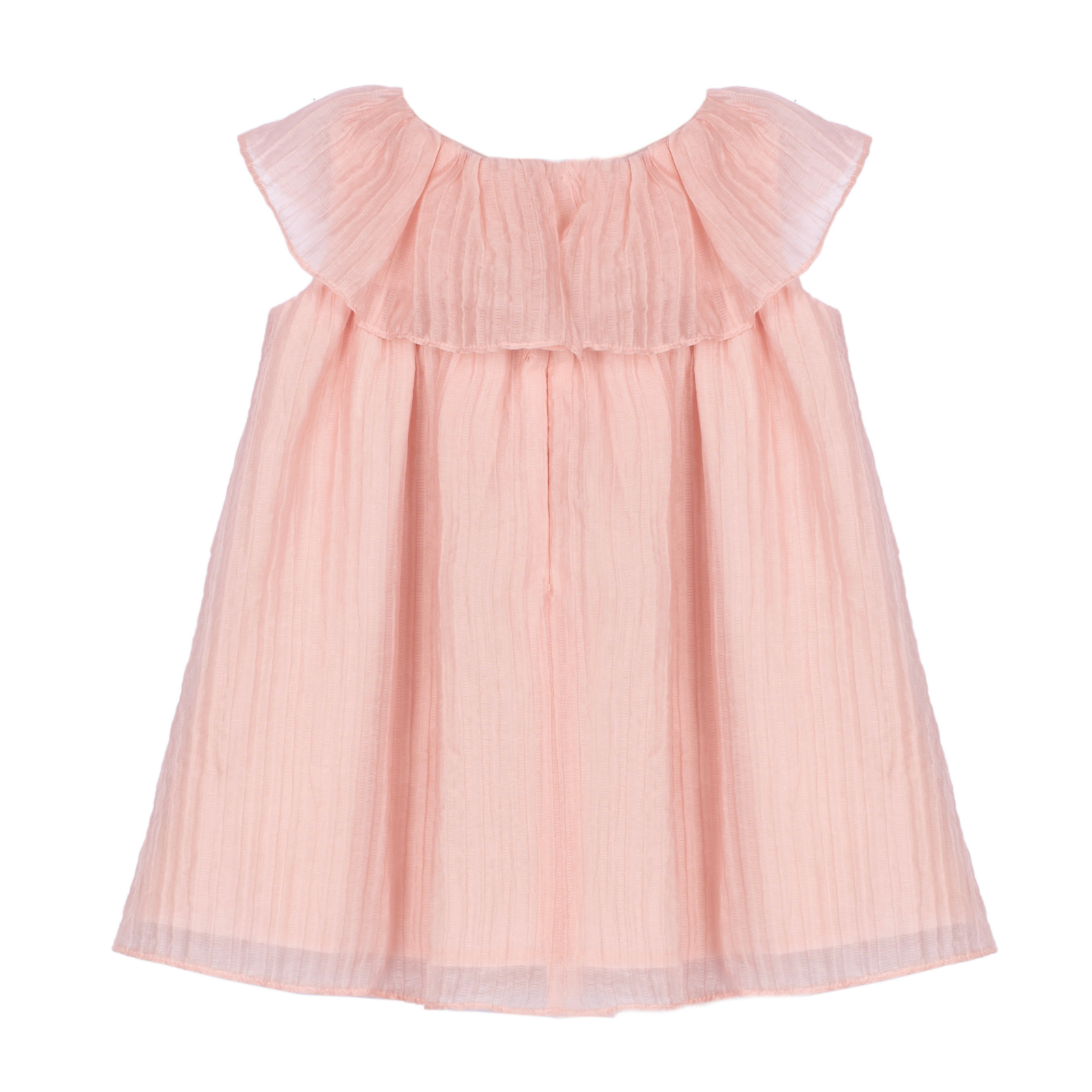 Vestido coral com laço de menina da Patachou "Girl"