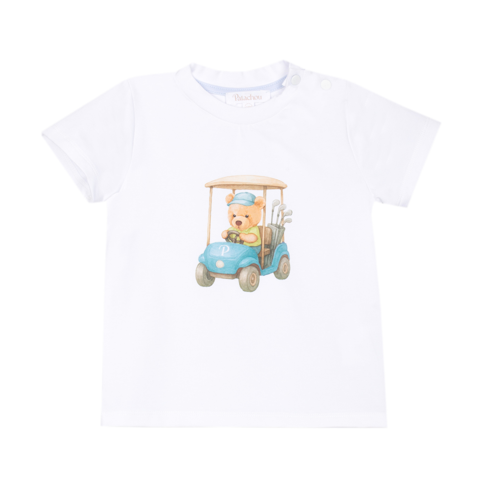 Conjunto t-shirt e calção azul da Patachou "Soft Blue"