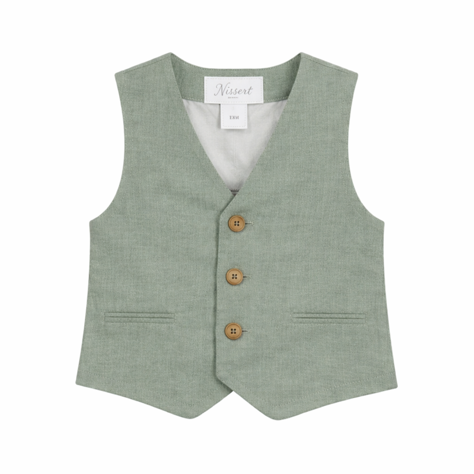 Colete linho verde militar cerimónia da Niseret