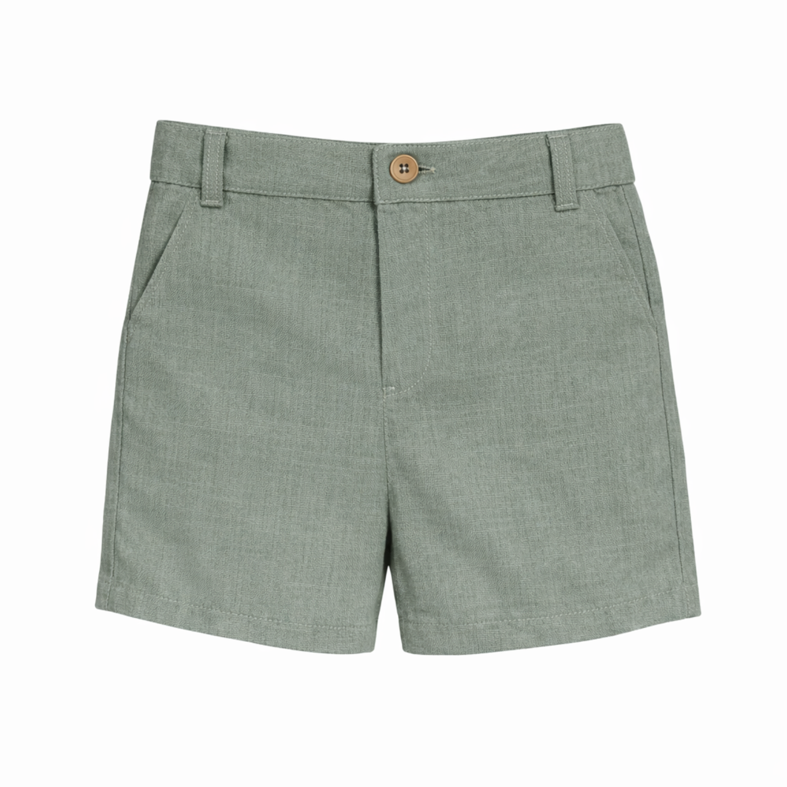 Calção em linho verde militar para cerimónia da Niseret