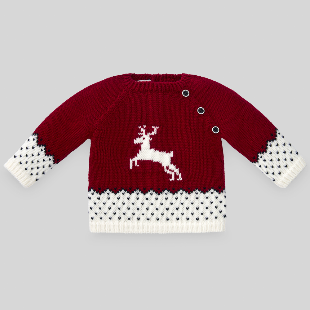 Conjunto recém-nascido em vermelho "Reno"