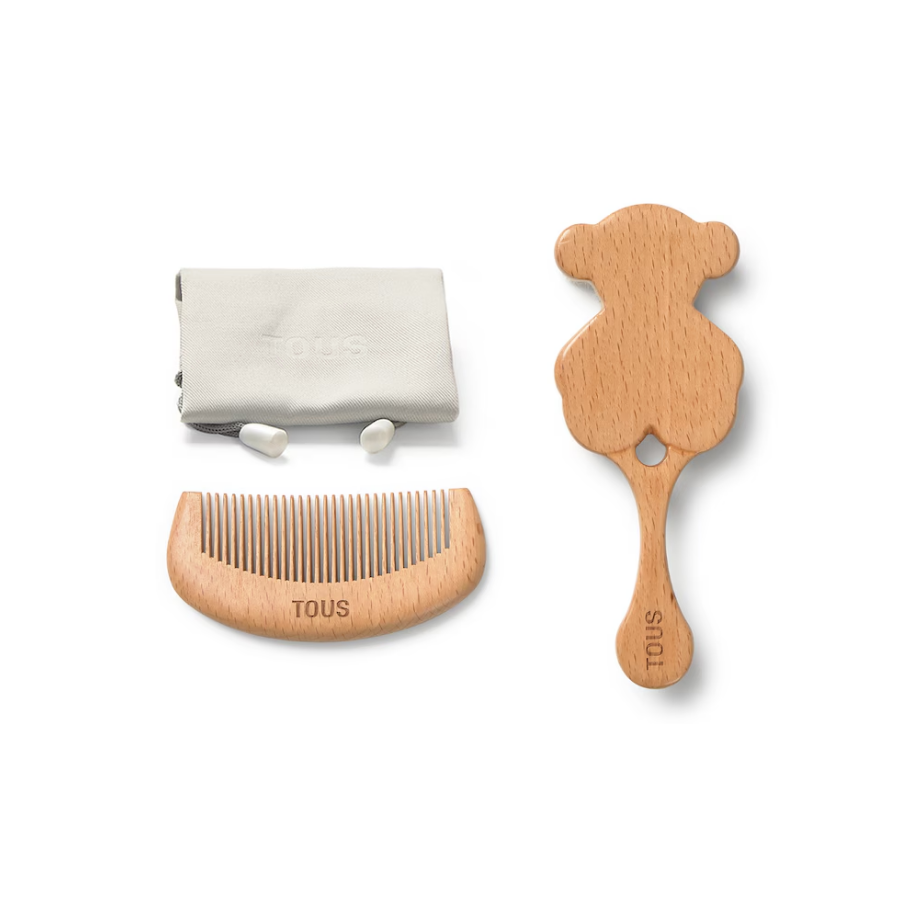 Conjunto de escova e pente cor única da Tous "Beauty"