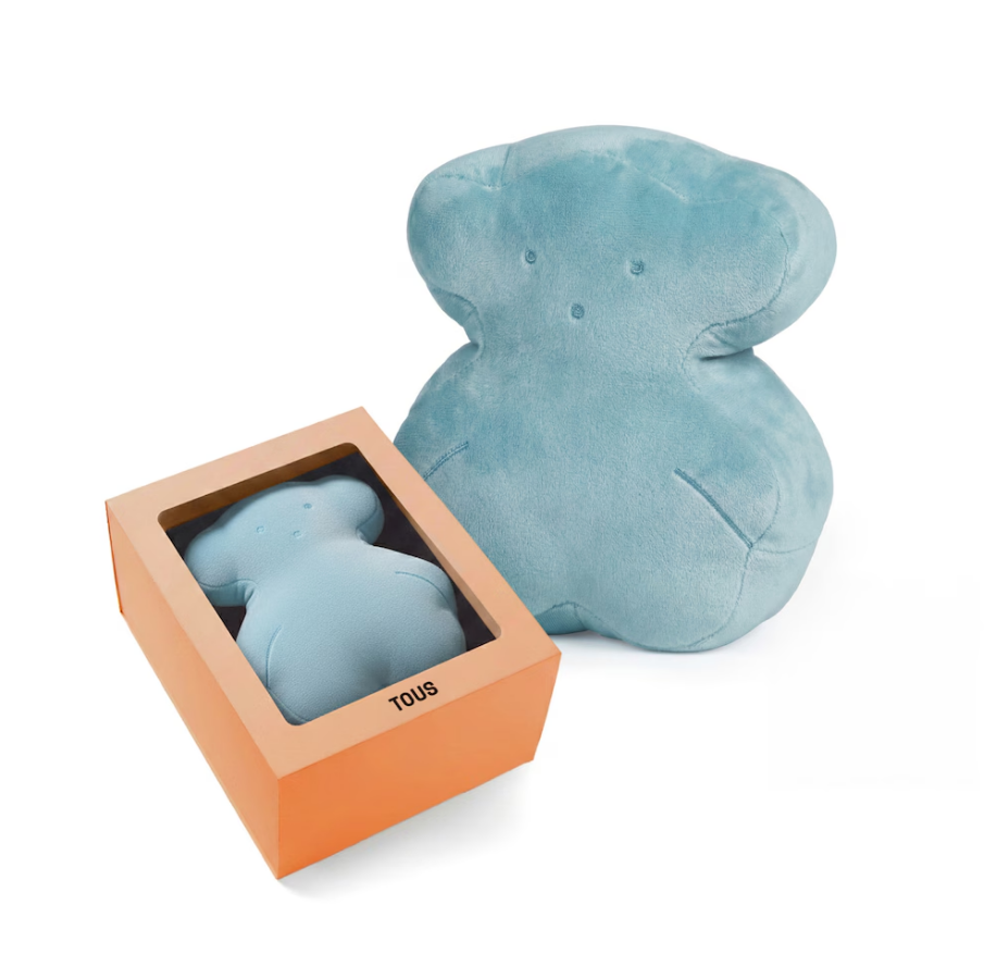 Urso de peluche azul-celeste da Tous