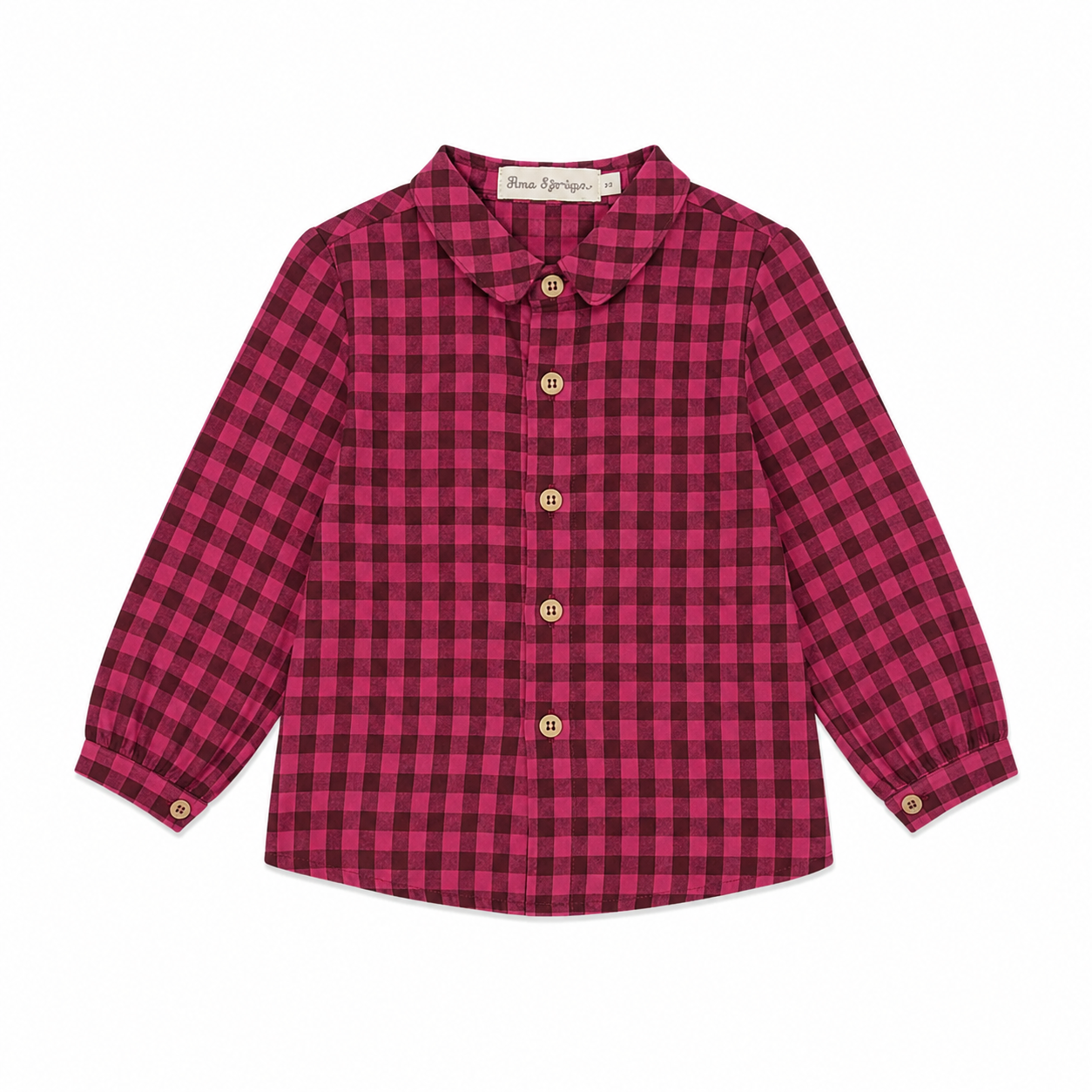 Camisa xadrez menino da Fina Ejerique