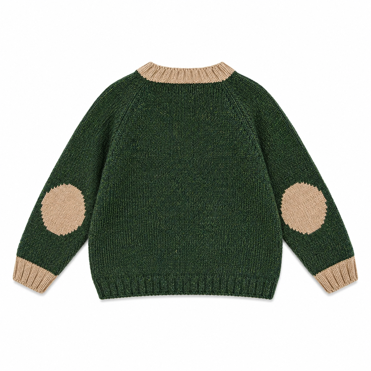 Camisola em malha verde de menino da Fina Ejerique