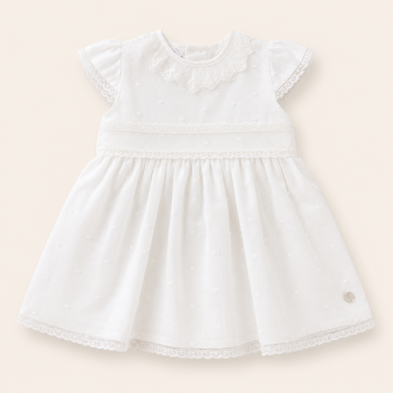 Vestido e tapa fralda para cerimonia da Paz Rodriguez "Cerimónia"