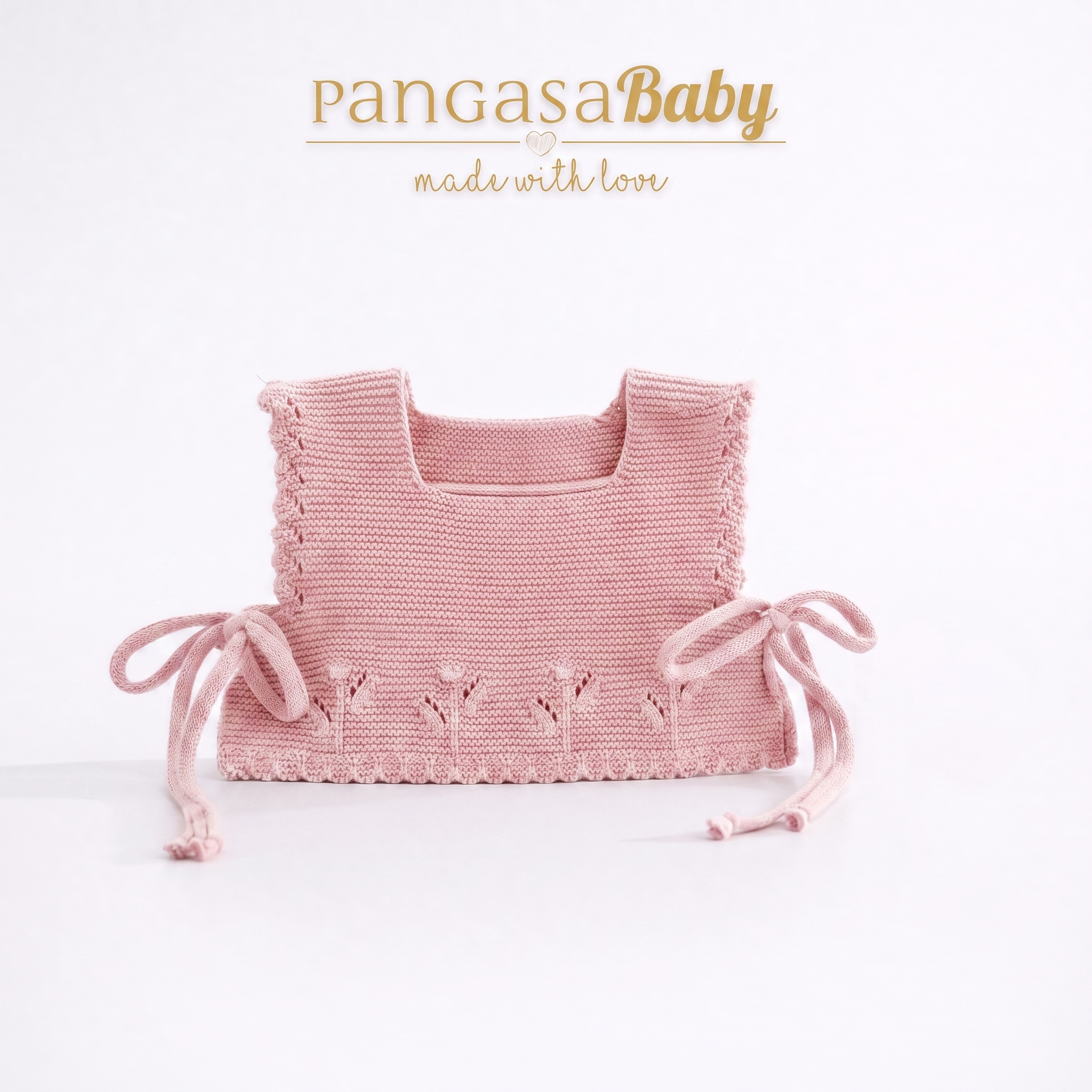 Colete de malha rosa da Pangasa "Soft"