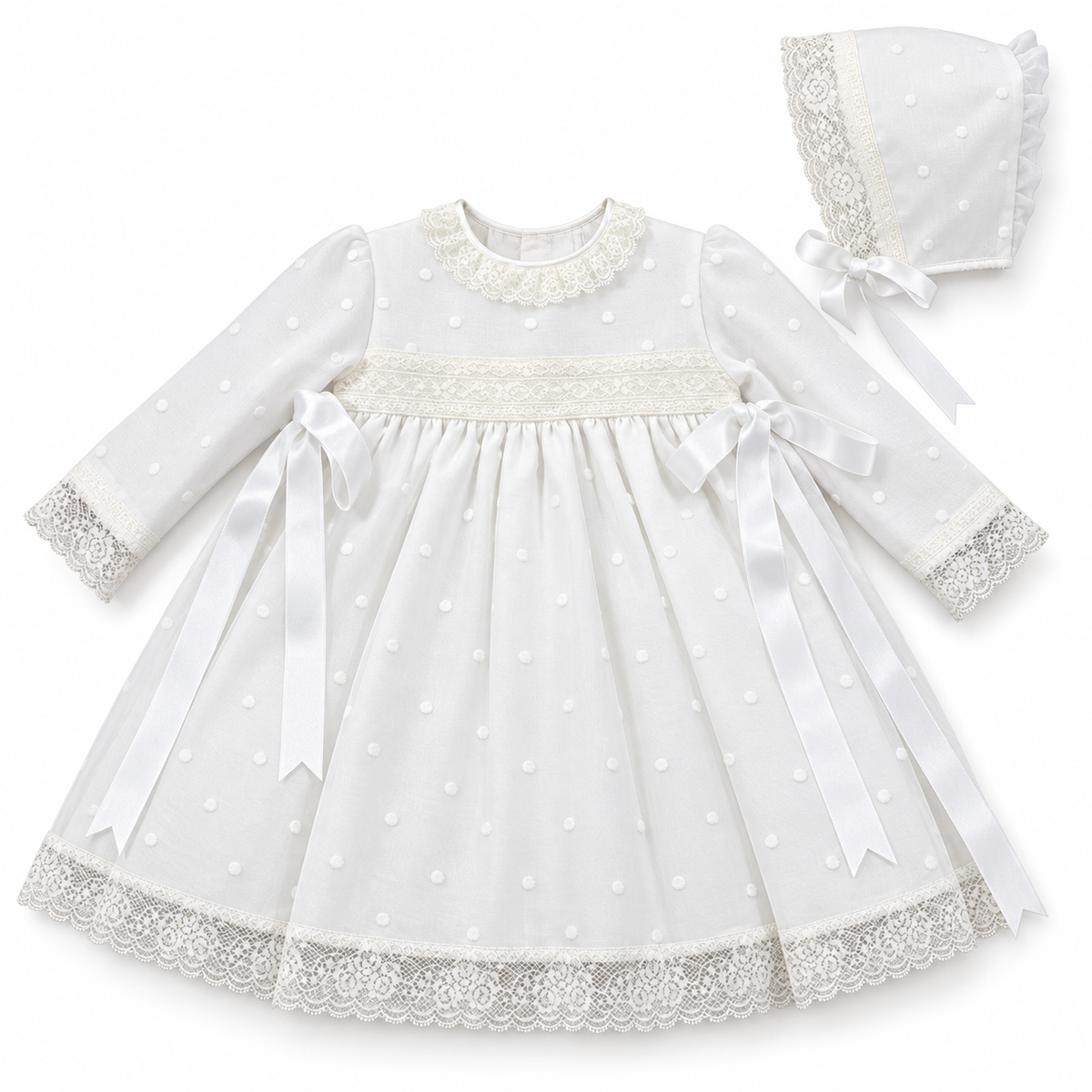 Vestido em organza de cerimónia da Niseret
