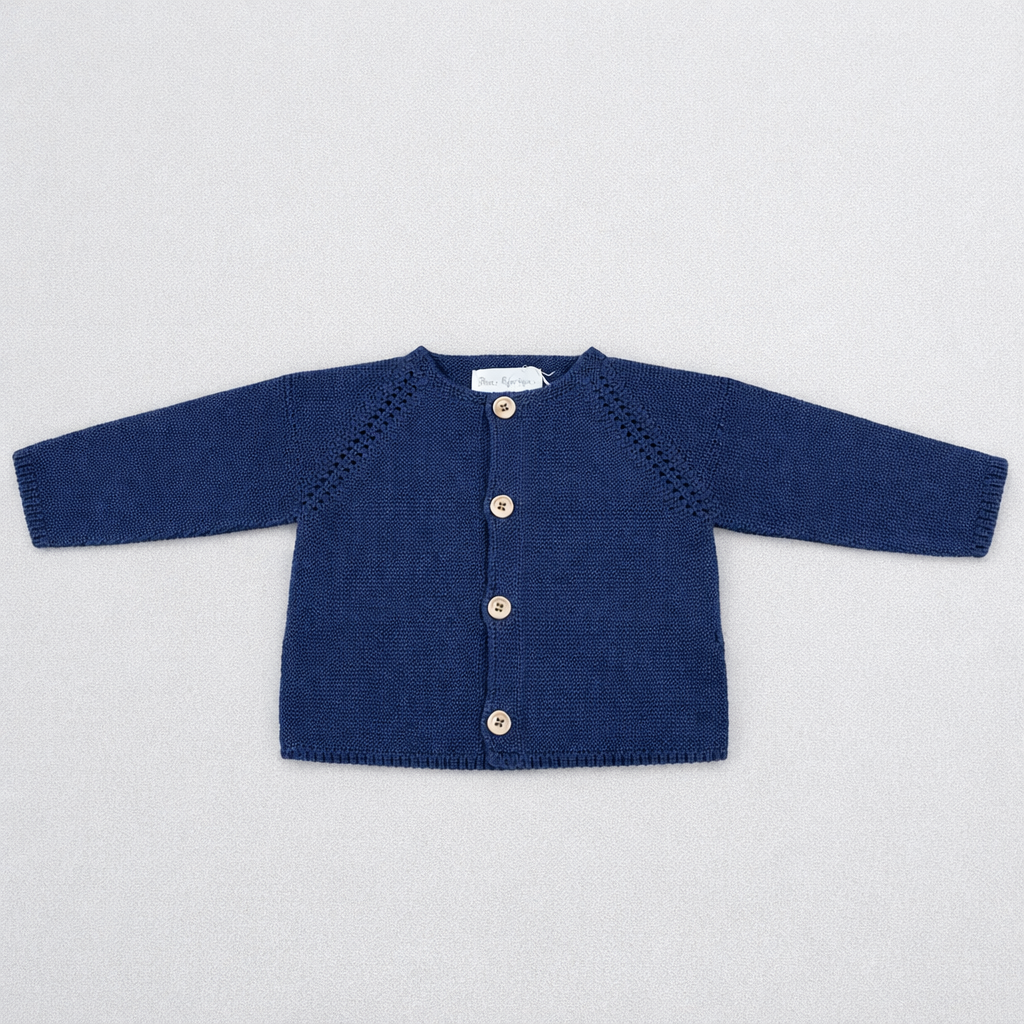 Casaco azul marinho bebé menina da Fina Ejerique "NAVY"