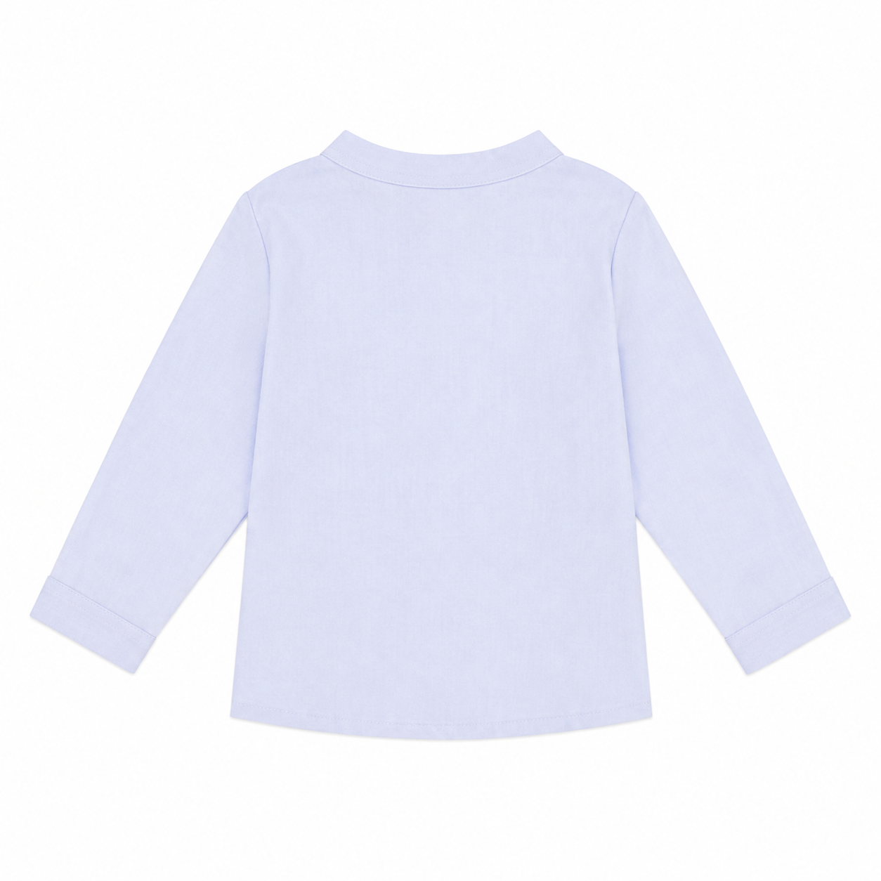 Conjunto camisa azul e calça azul marinho de menino da Fina Ejerique