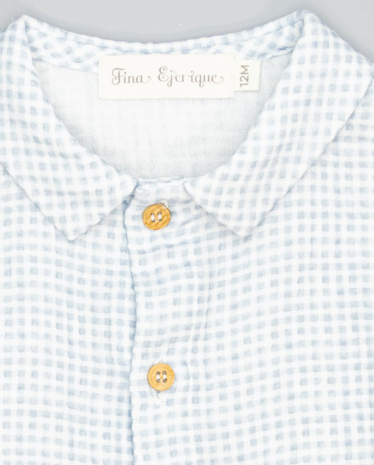 Conjunto camisa xadrez azul e calça em veludo azul "Blue"