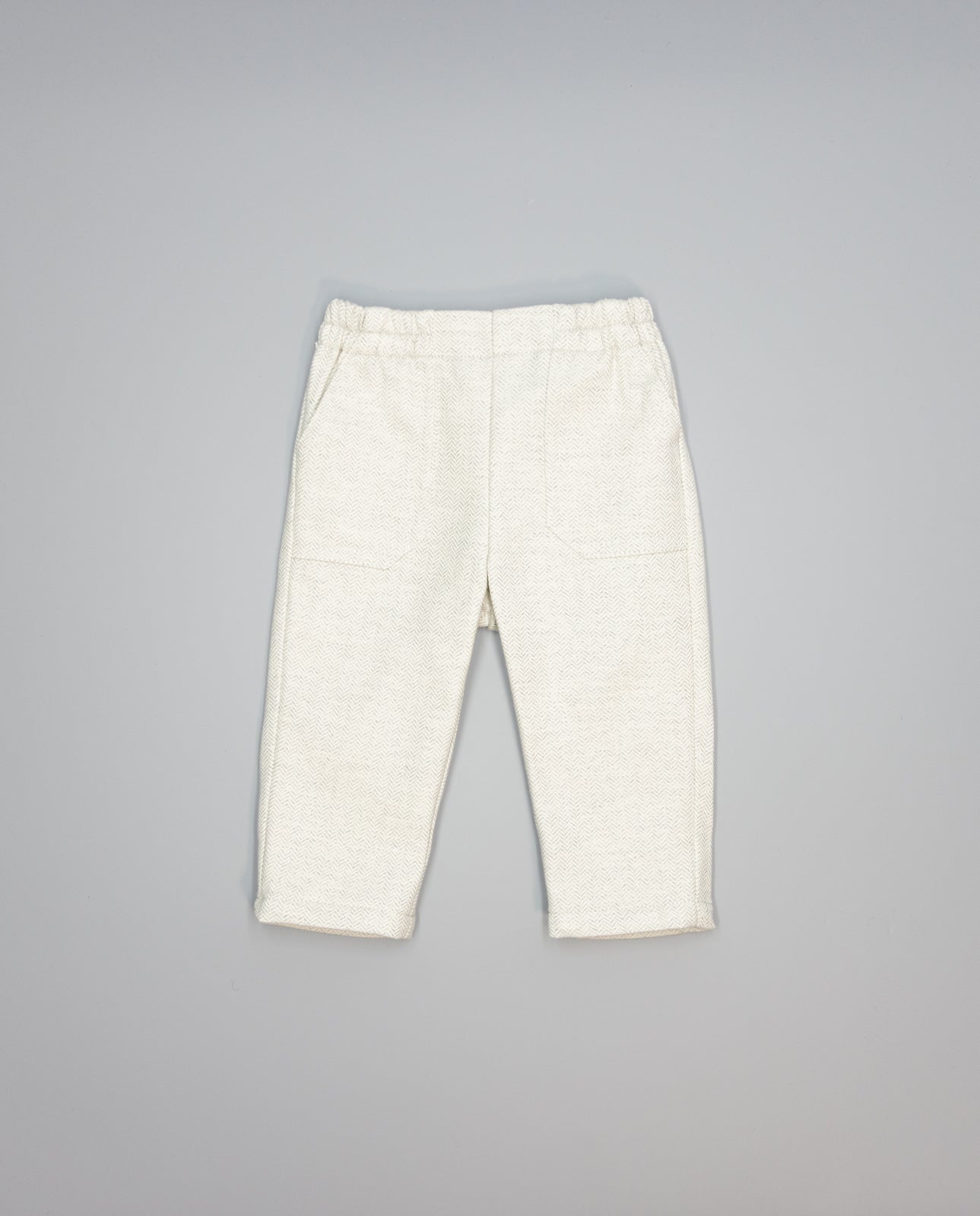 Conjunto menino camisa azul e calça cinza da Fina Ejerique "BLUE"