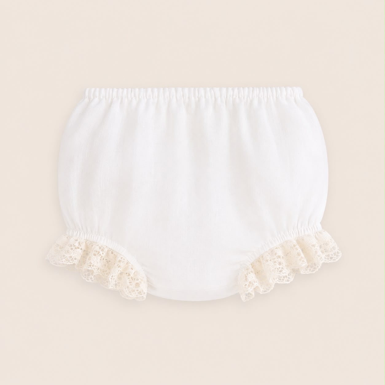 Vestido cerimónia com renda de algodão da "The Baby Concept"