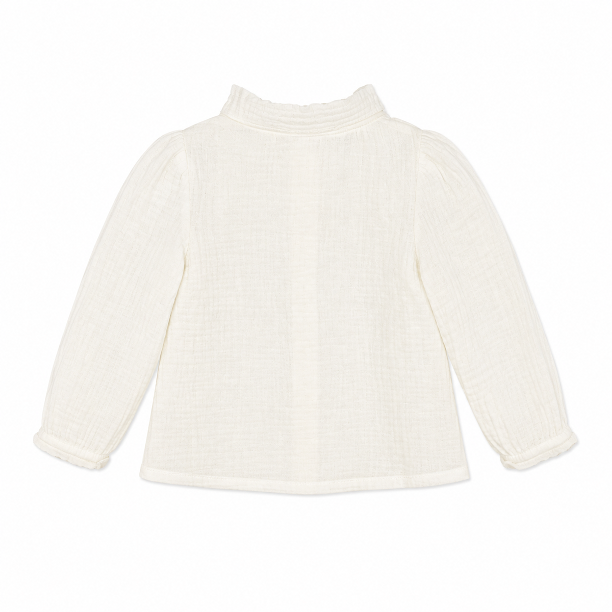 Camisa branca com laço para menina da Fina Ejerique