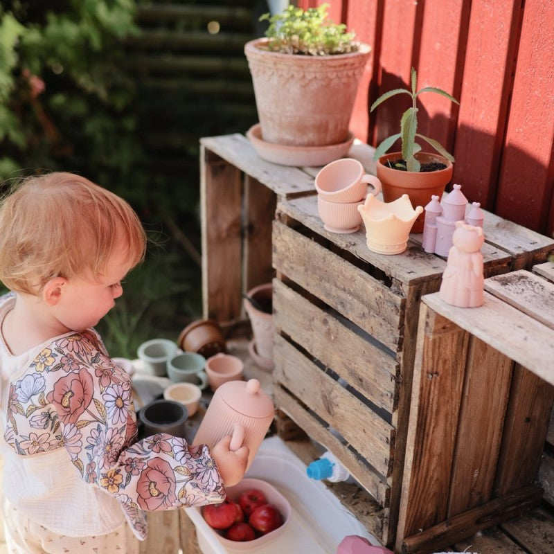 Brinquedos banho princesa 4 unidades da Mushie