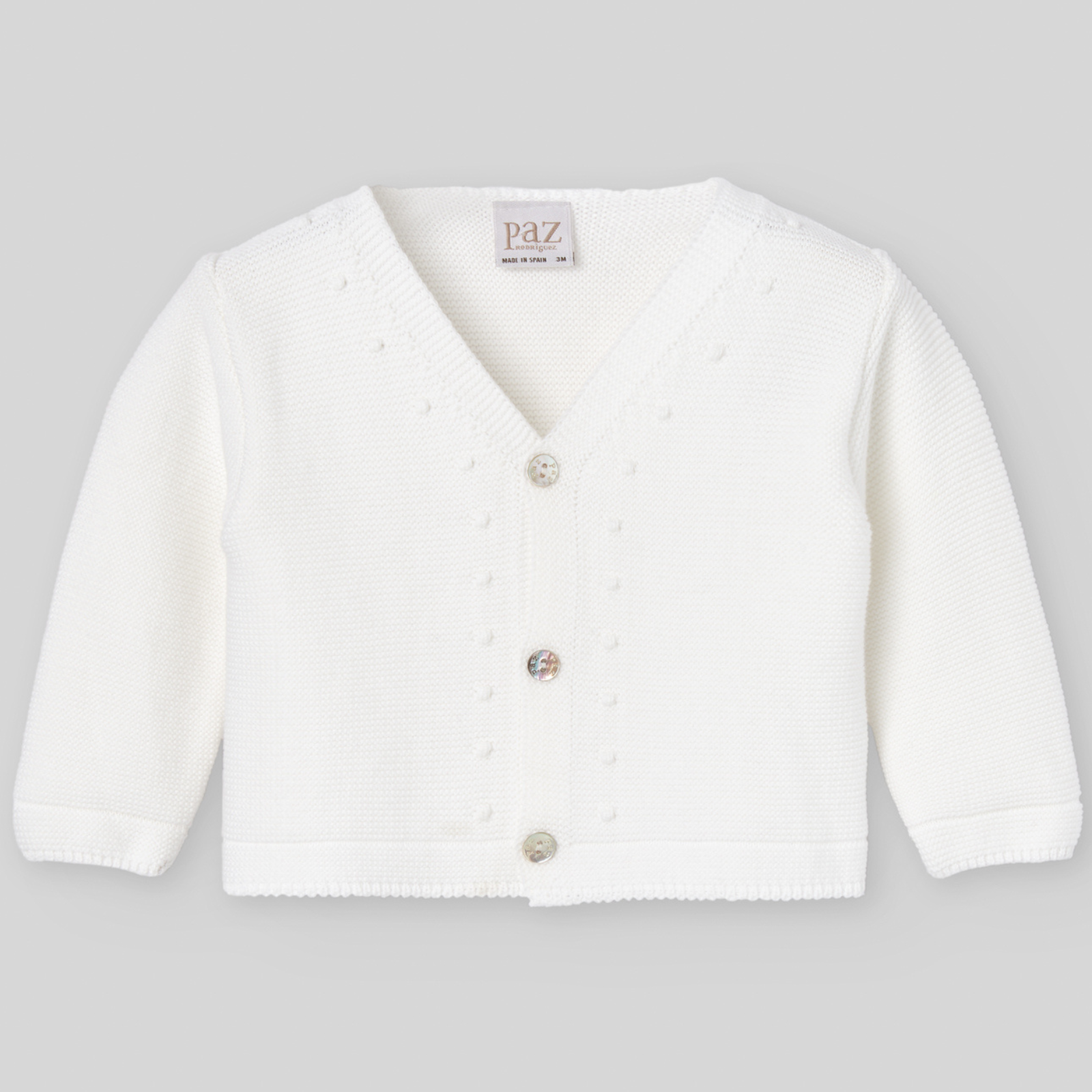 Casaco malha pérola da Paz Rodriguez "Paz"