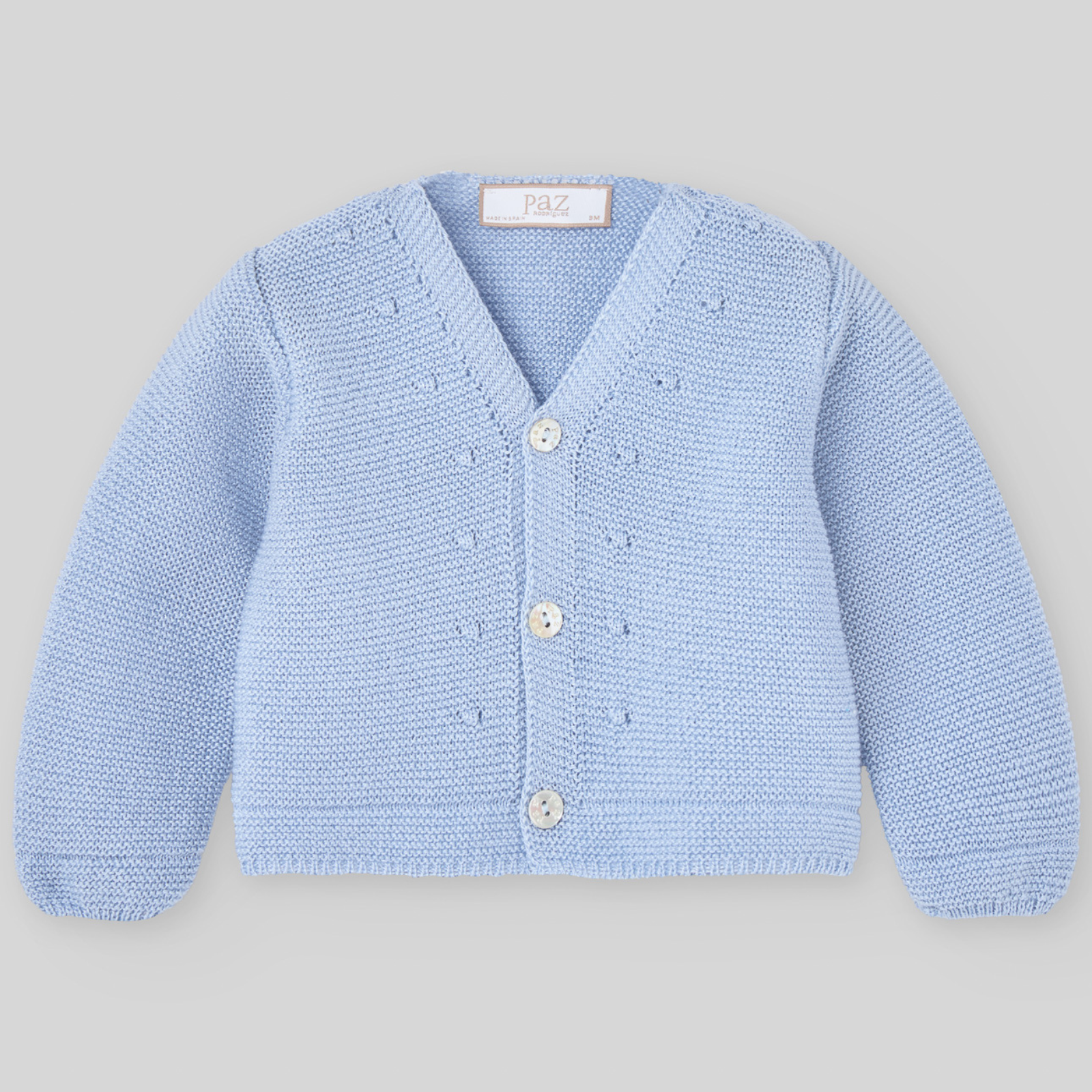 Casaco malha azul da Paz Rodriguez "Alegra"