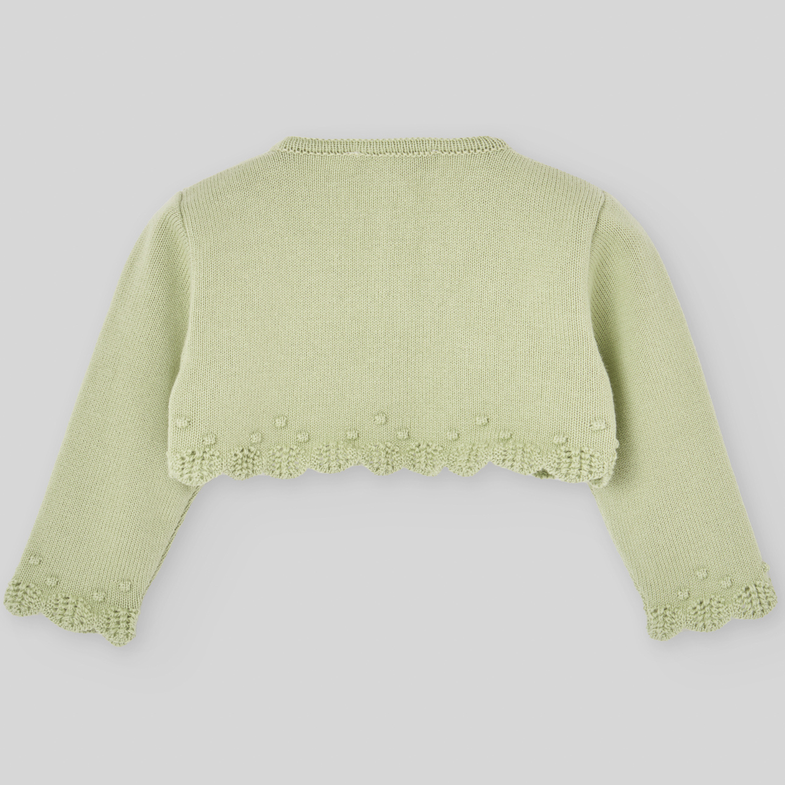 Bolero em malha verde da Paz Rodriguez "Frescura"