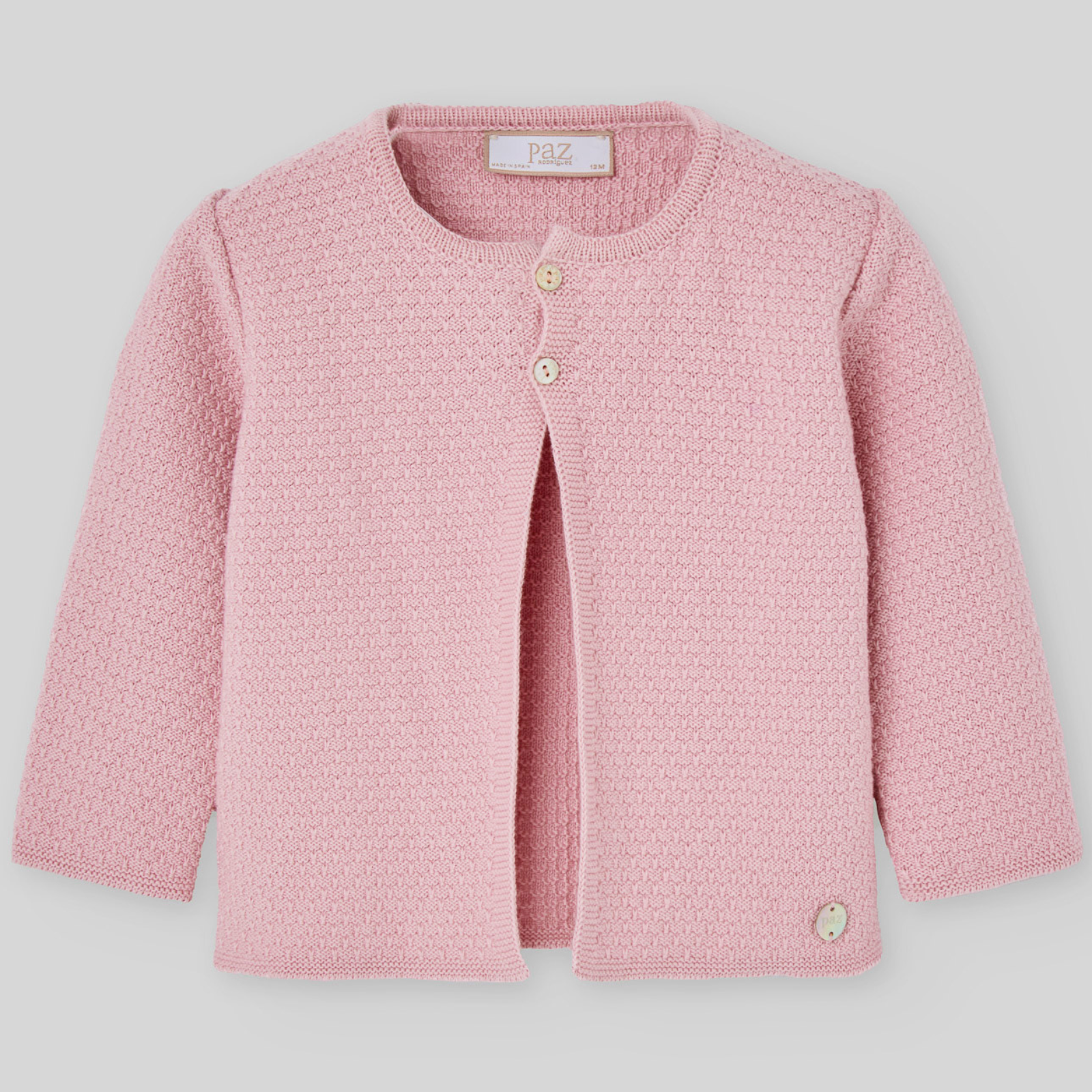 Casaco malha rosa da Paz Rodriguez "Frescura"