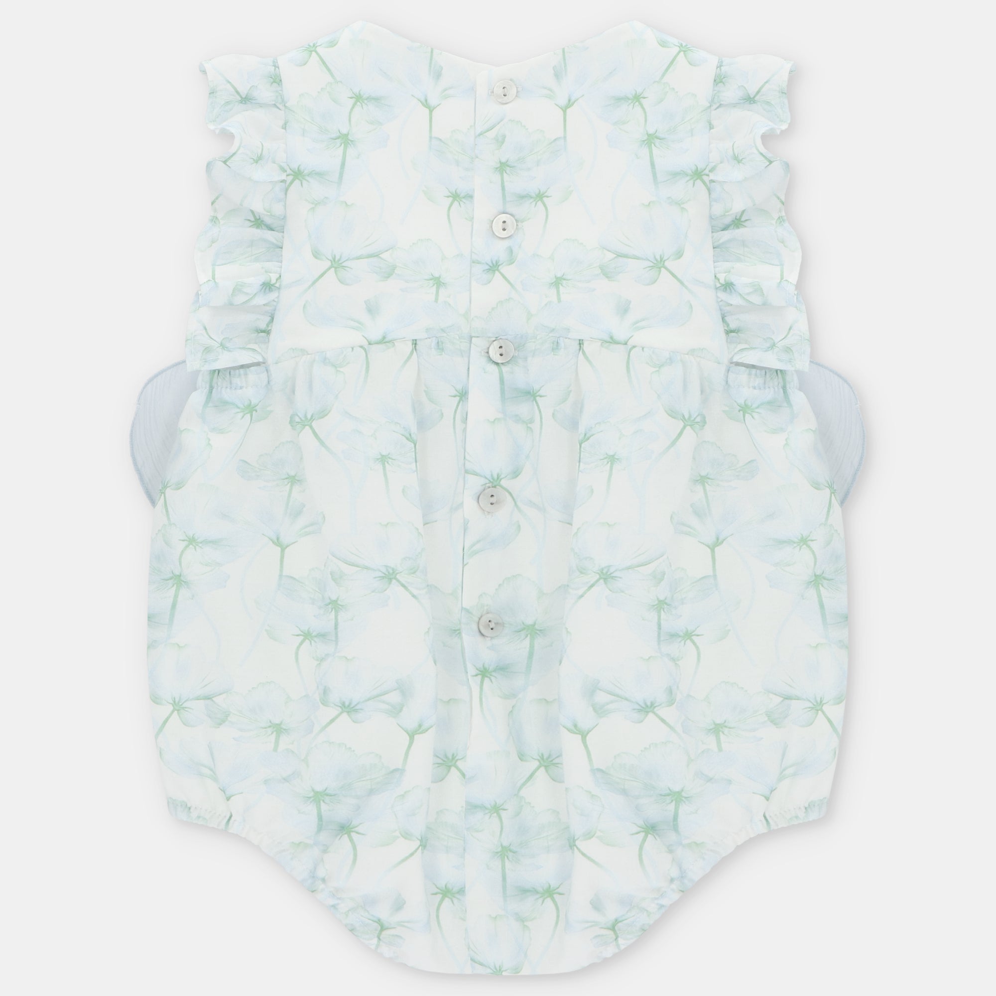Fofo com estampado floral em tons azuis da Martín Aranda "Ottawa"