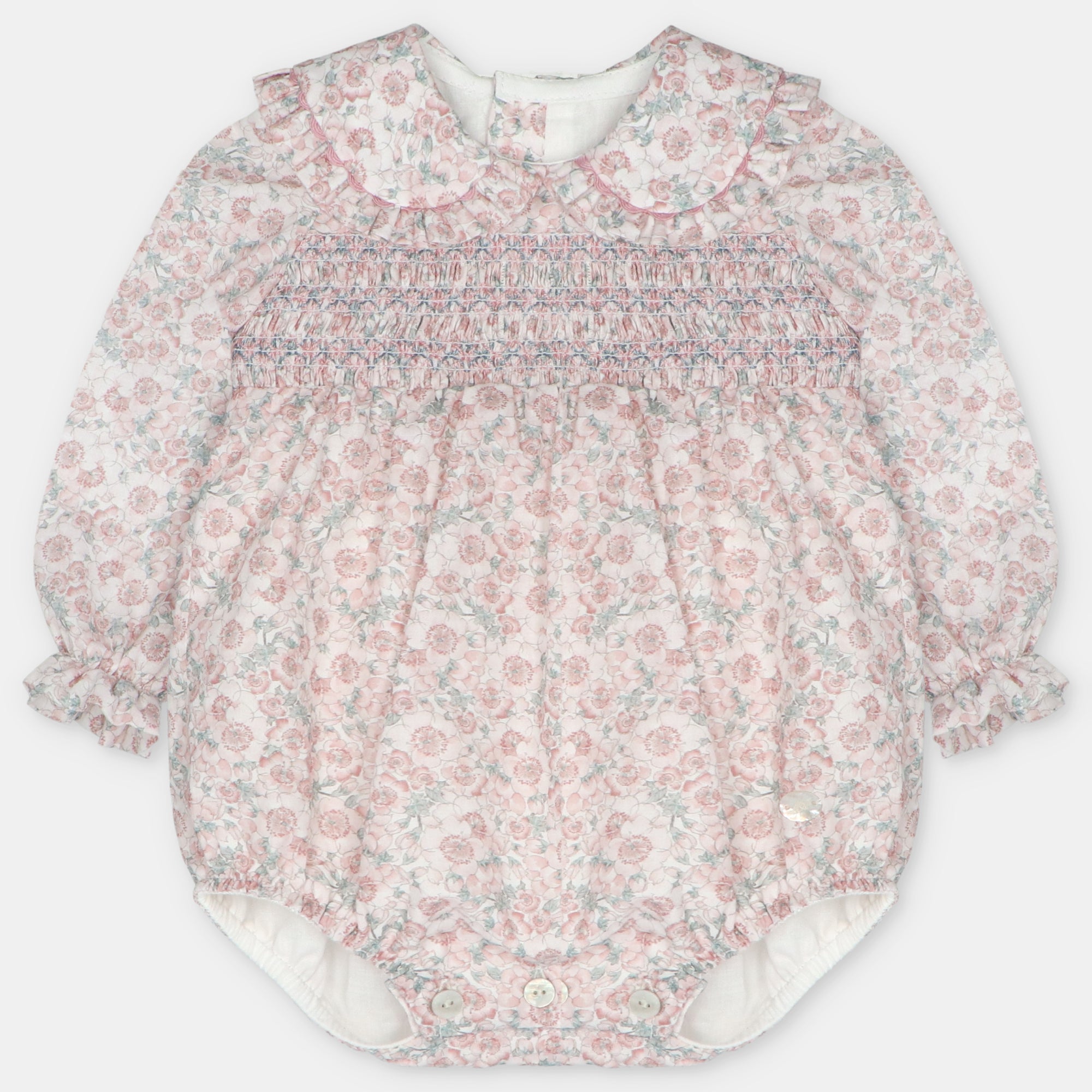 Fofo estampado floral e favos de mel da Martín Aranda "Lena"