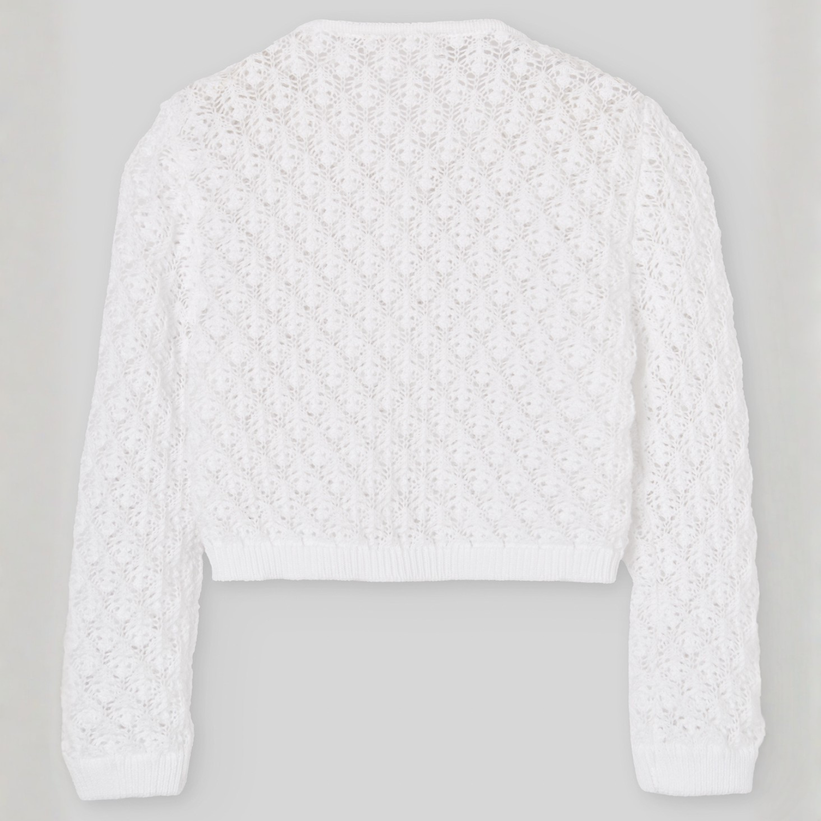 Bolero em malha branco da Paz Rodriguez "Anade"