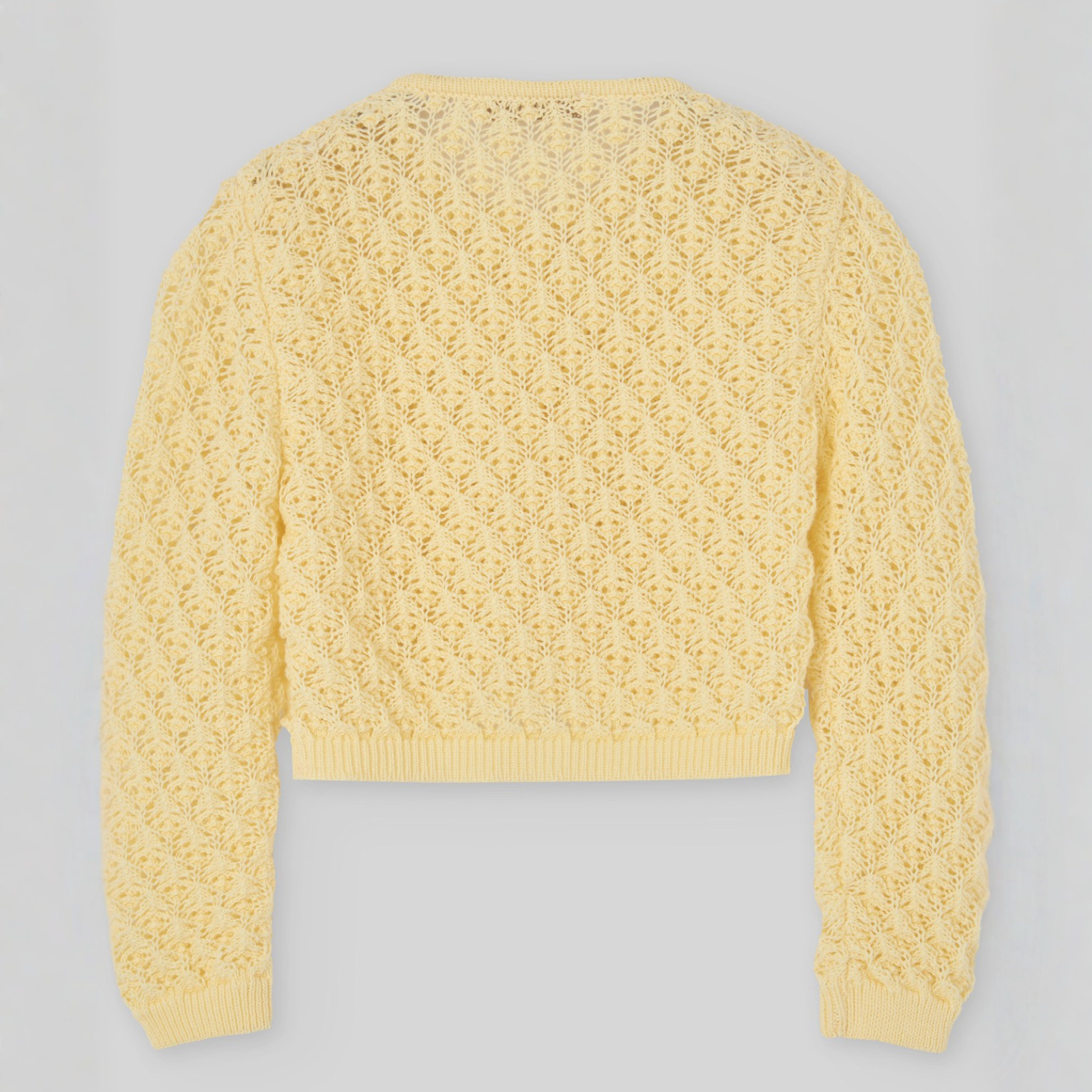 Casaco malha amarelo da Paz Rodriguez "Frutitas"