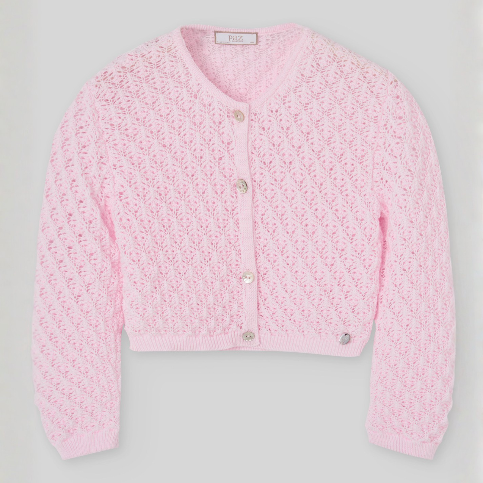 Bolero em malha rosa da Paz Rodriguez "Candy"