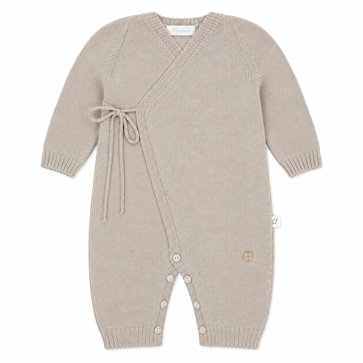 Babygrow bege da Martín Aranda "Siero"