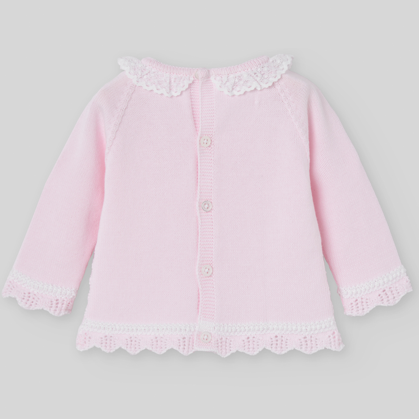 Conjunto recém nascido menina rosa da Paz Rodriguez "Alaia"