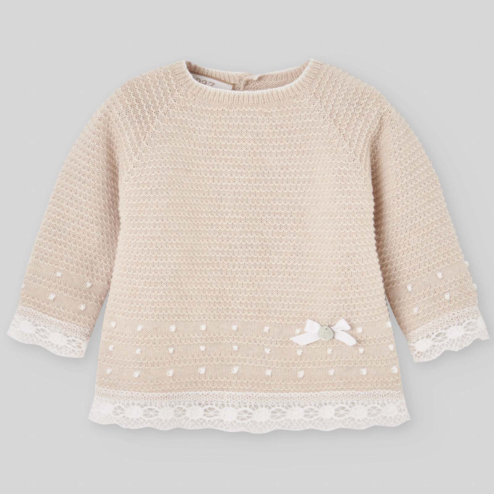 Conjunto recém nascido bege da Paz Rodriguez "Nectar"