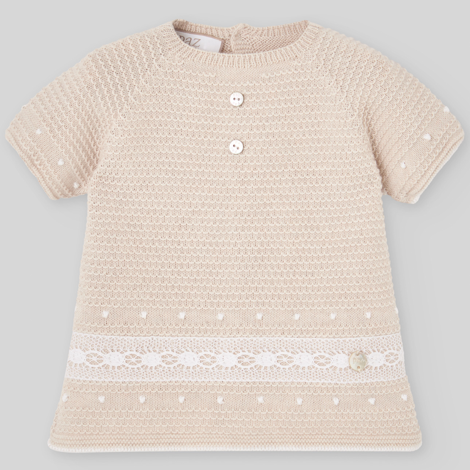 Conjunto bebé menino bege da Paz Rodriguez "Nectar"