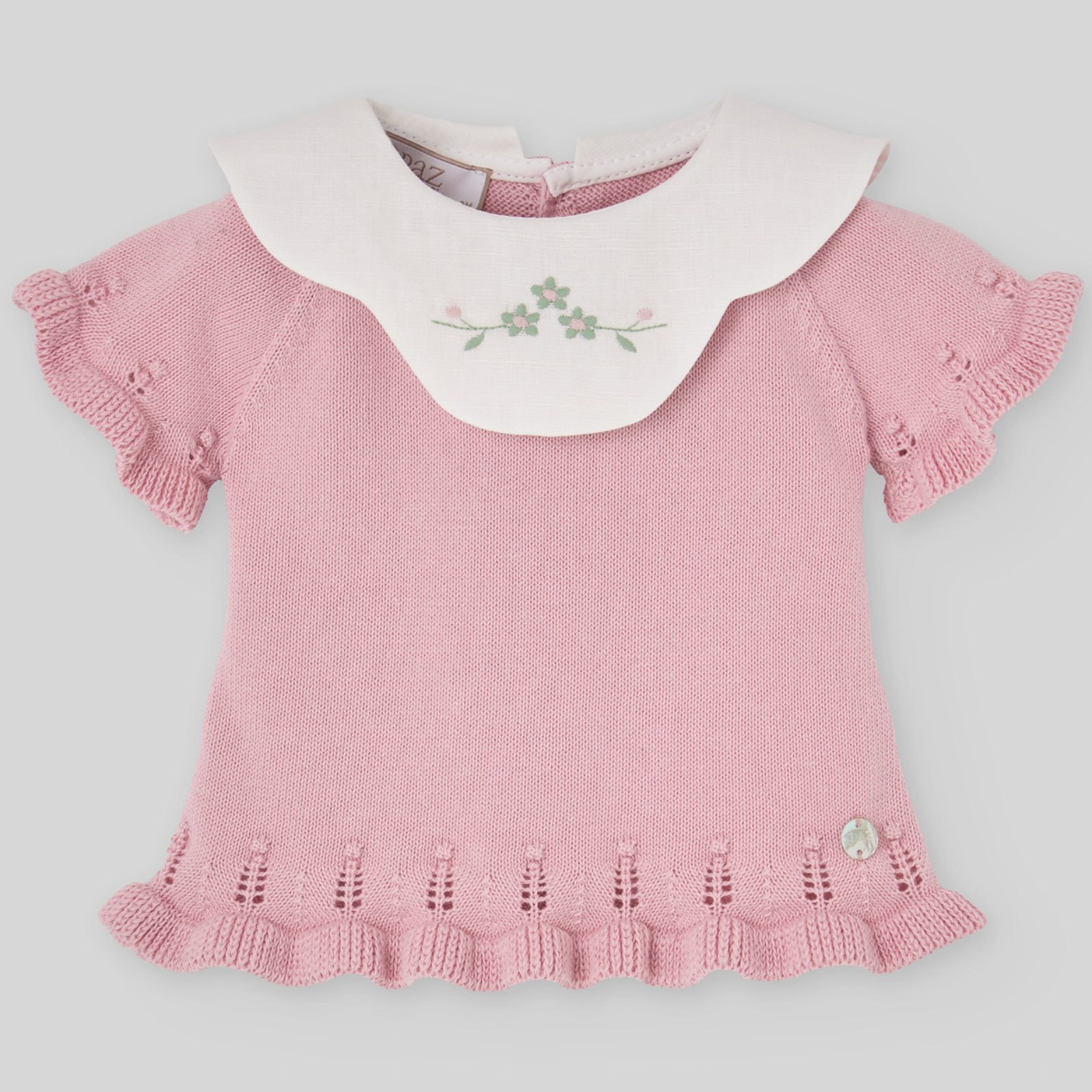 Conjunto camisola e calção malha rosa da Paz Rodriguez "Frescura"