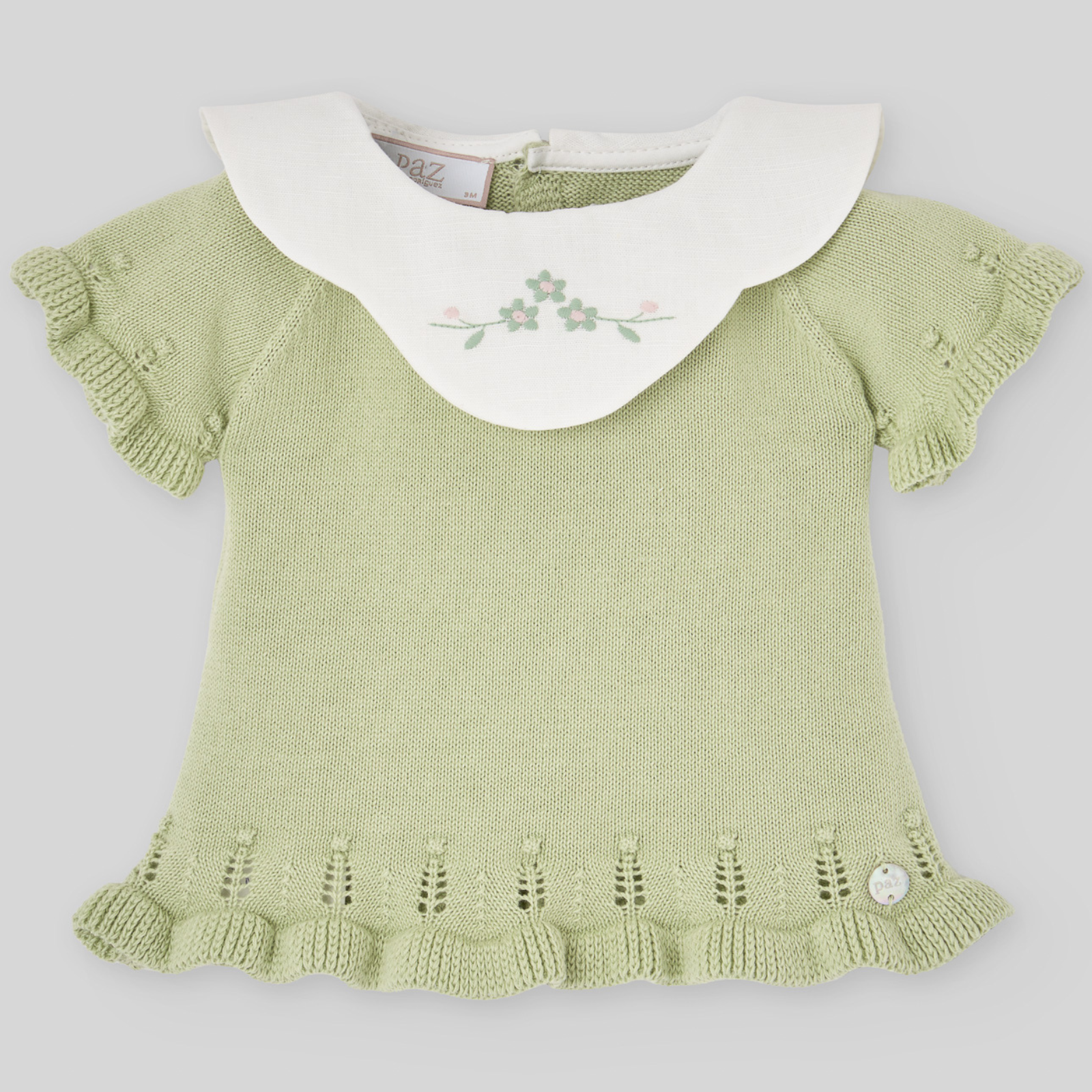 Conjunto camisola e calção malha verde da Paz Rodriguez "Frescura"