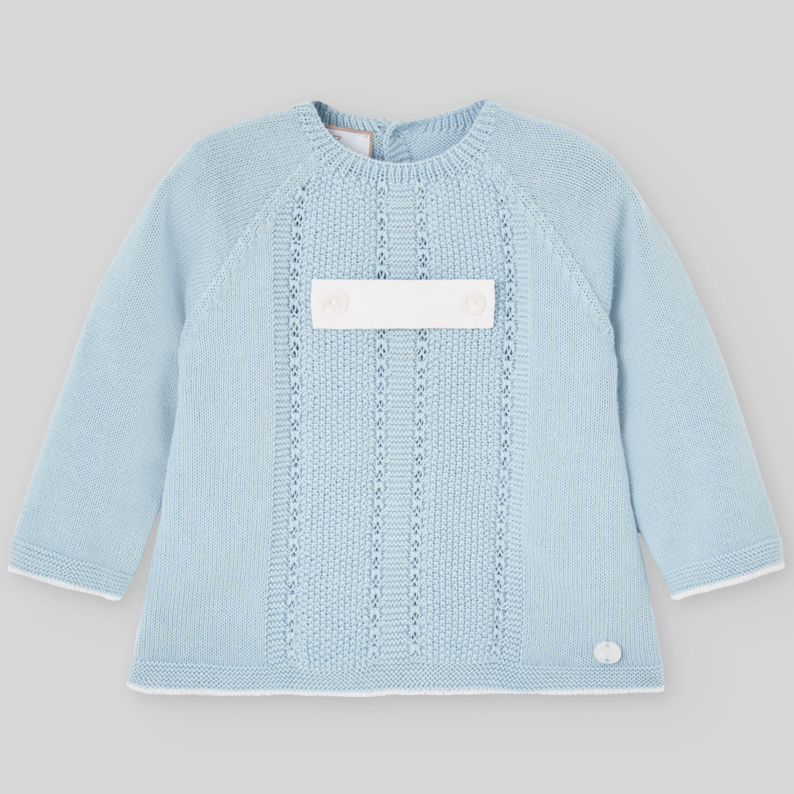 Conjunto recém nascido menino azul da Paz Rodriguez "Eden"