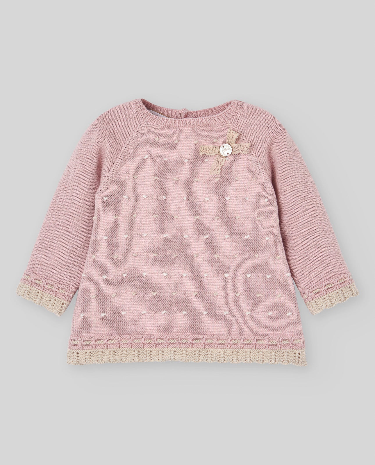 Conjunto recém nascido menina rosa da Paz Rodriguez "Val"