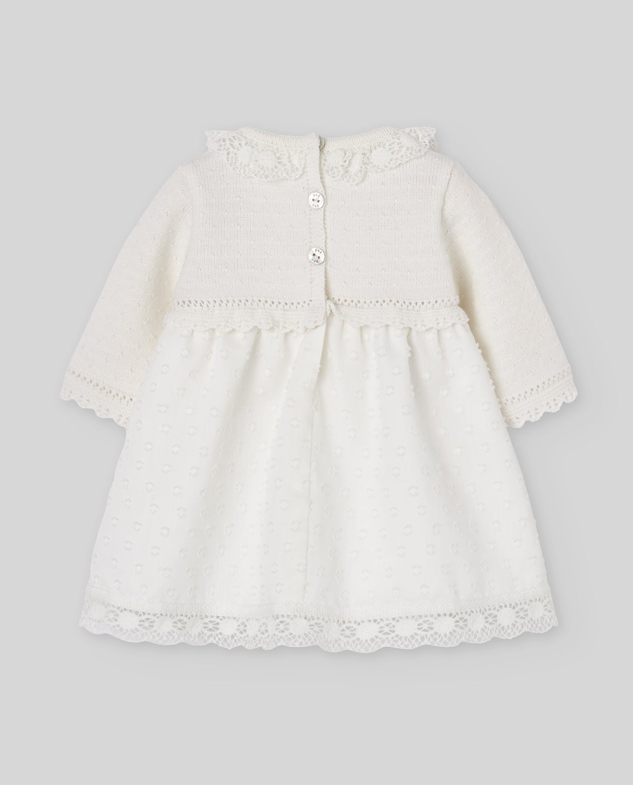 Vestido cerimonia e tapa fraldas da Paz Rodriguez "Paz"