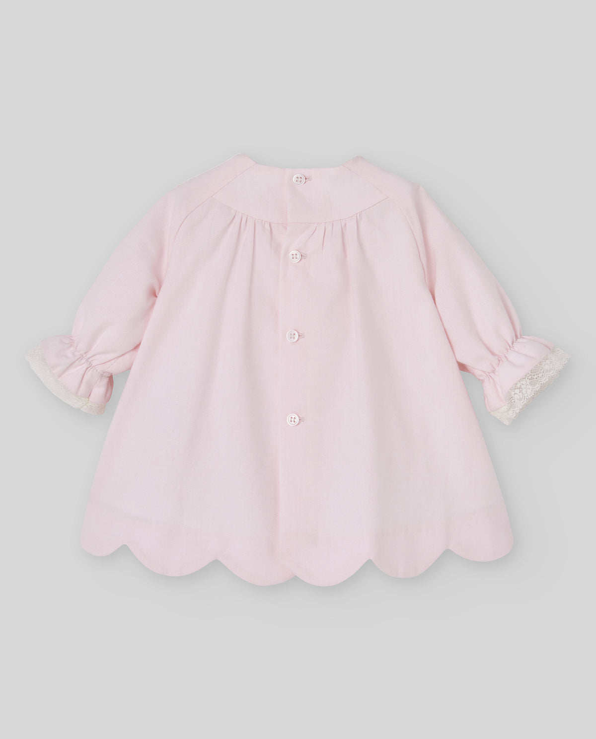Vestido e tapa fralda rosa da Paz Rodriguez "Nai"