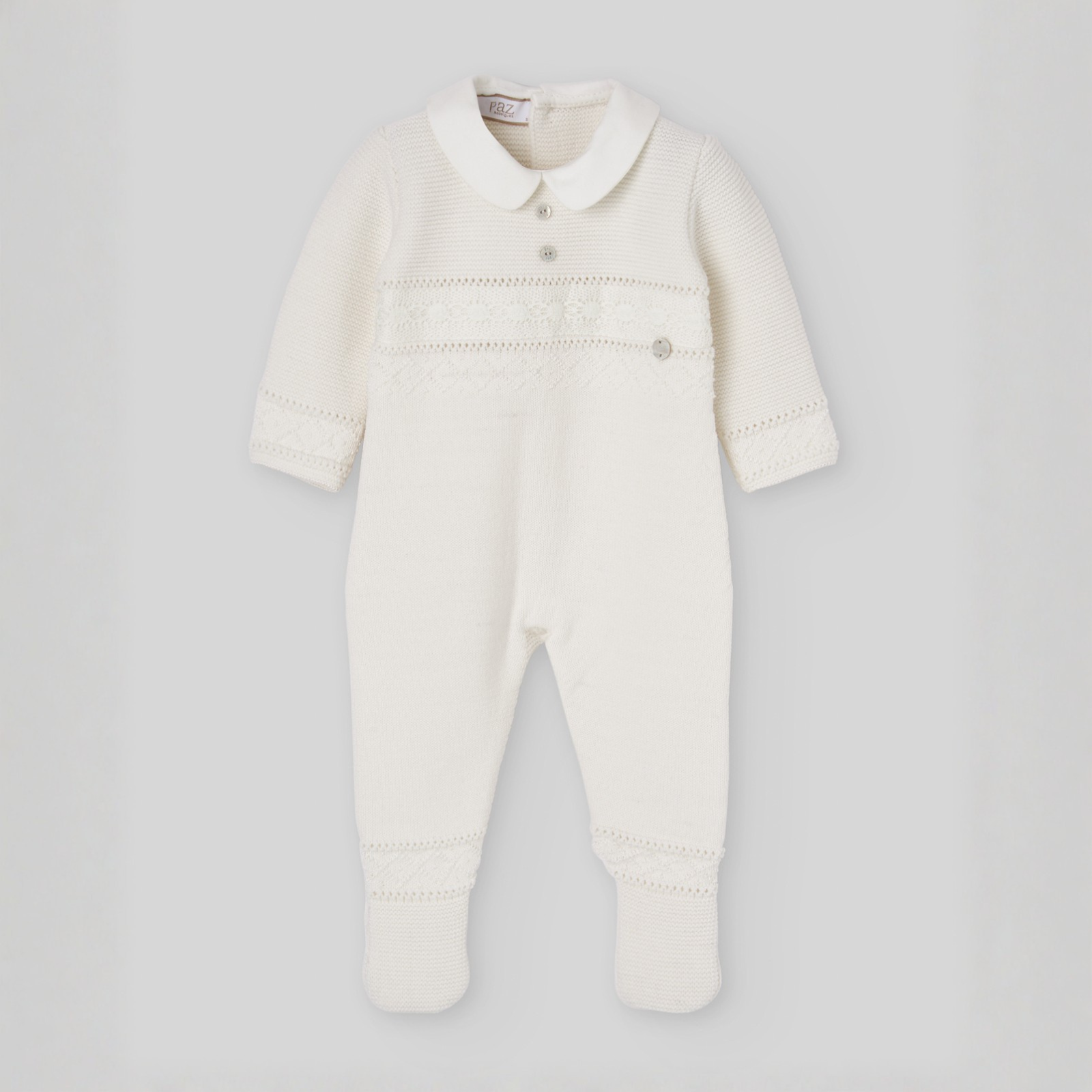 Babygrow para recém-nascido pérola da Paz Rodriguez "Paz"