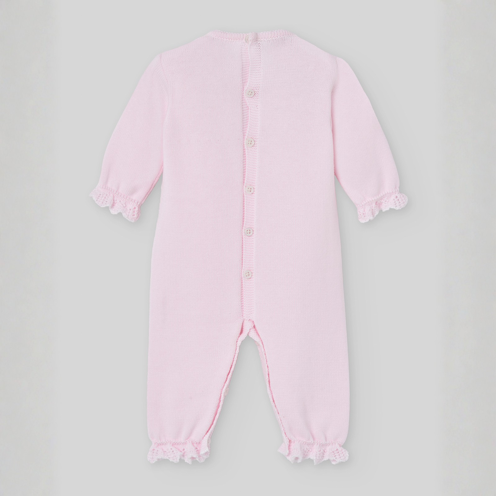 Babygrow rosa menina da Paz Rodriguez "Alaia"