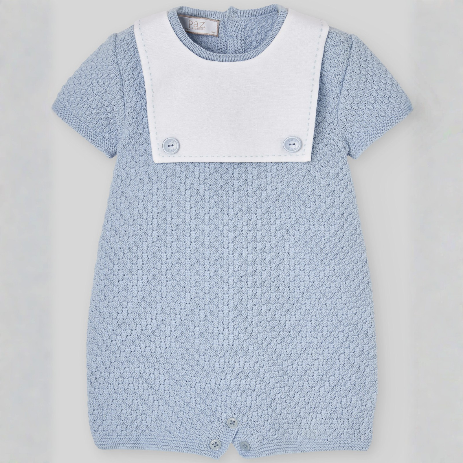Fofo em malha azul da Paz Rodriguez "Espuma"