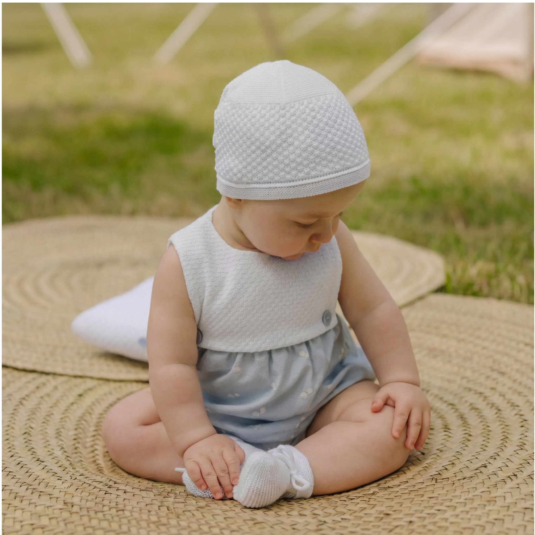 Fofo combinado azul da Paz Rodriguez "Espuma"