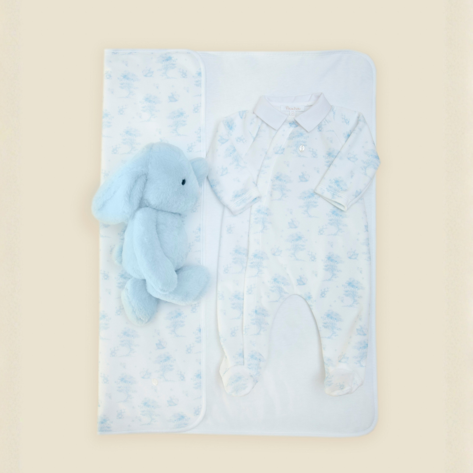 Coelho peluche azul da Patachou " Blue"